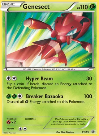Genesect #BW99 · BW Black Star Promos Pokémon card