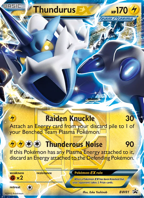 Thundurus-EX full card art