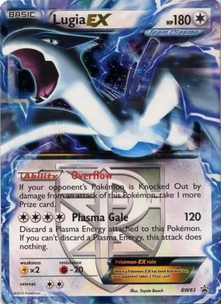 Lugia-EX #BW83 · BW Black Star Promos Pokémon card