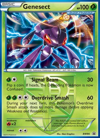 Genesect #BW86 · BW Black Star Promos Pokémon card