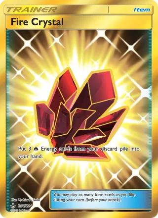 Fire Crystal #231 · Unbroken Bonds Pokémon card