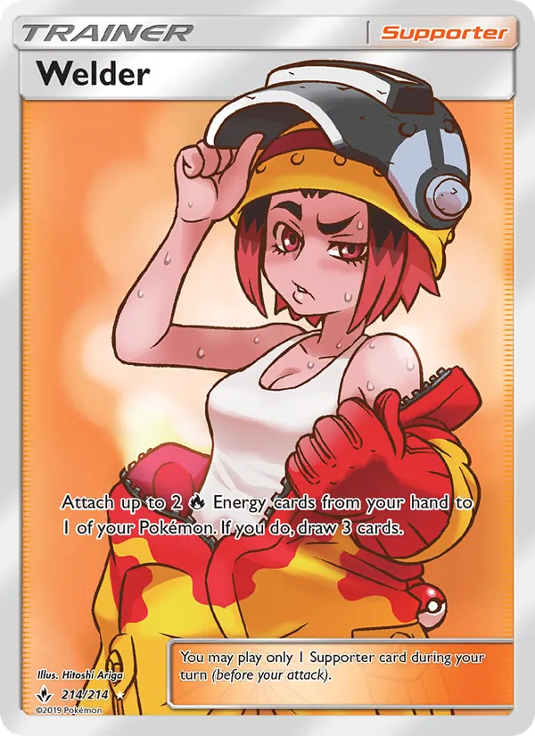 Welder full card art