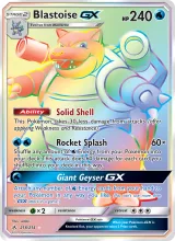 Blastoise GX · Unbroken Bonds Pokémon card