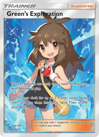 Green’s Exploration #209 · Unbroken Bonds Pokémon card