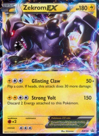 Zekrom-EX #BW38 · BW Black Star Promos Pokémon card