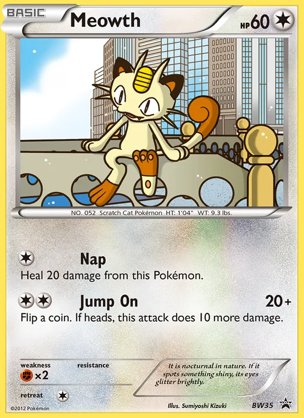 Meowth full card art