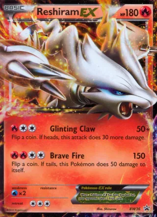 Reshiram-EX #BW36 · BW Black Star Promos Pokémon card