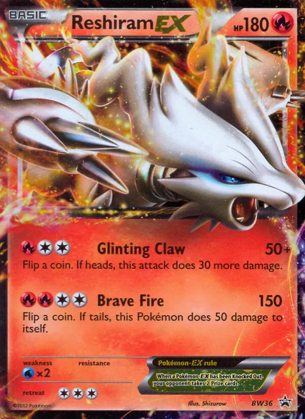 Reshiram-EX full card art