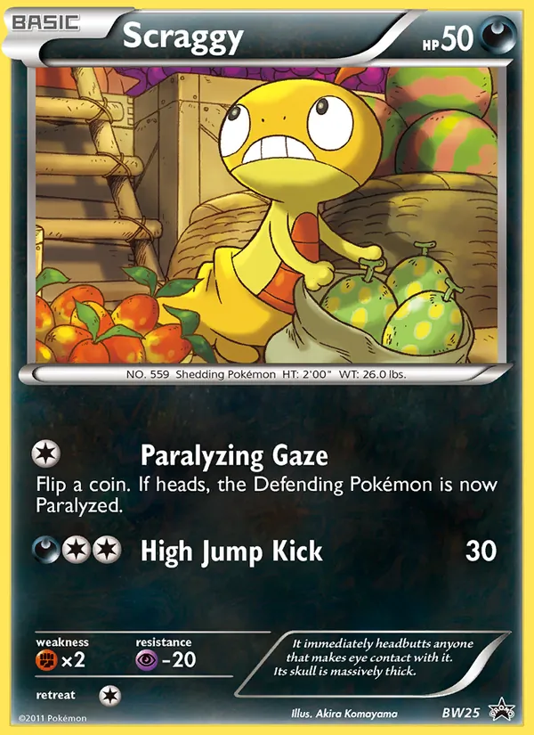 Scraggy full card art