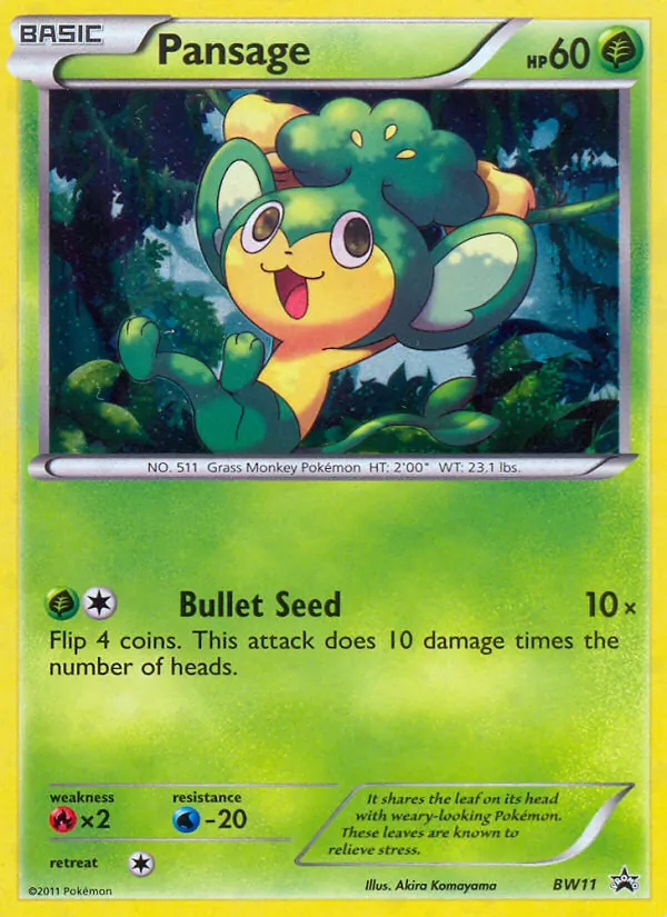 Pansage full card art