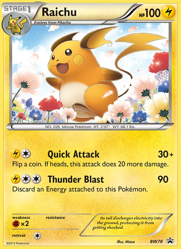Raichu full card art