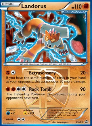 Landorus #BW79 · BW Black Star Promos Pokémon card