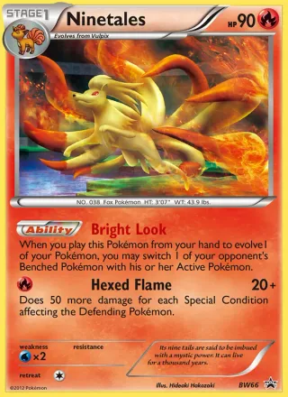 Ninetales #BW66 · BW Black Star Promos Pokémon card