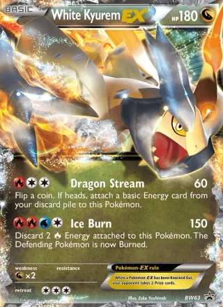 White Kyurem-EX #BW63 · BW Black Star Promos Pokémon card
