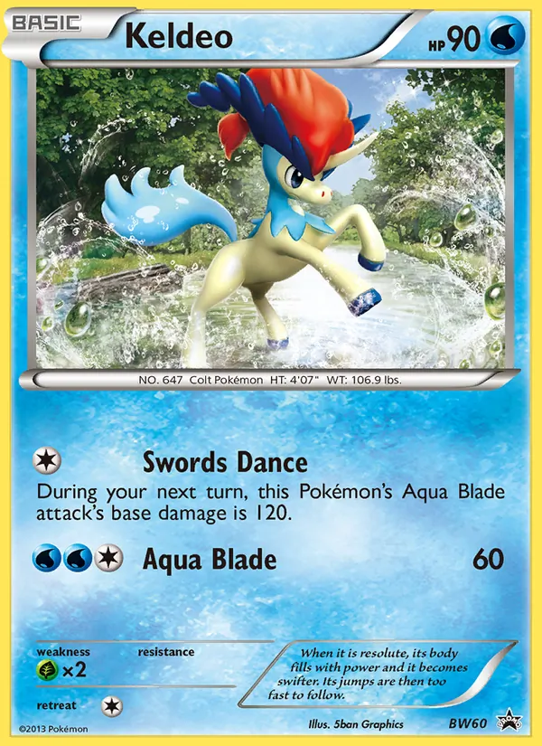 Keldeo full card art