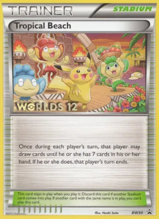 Tropical Beach #BW50 · BW Black Star Promos Pokémon card