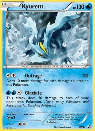 Kyurem #BW44 · BW Black Star Promos Pokémon card