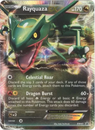 Rayquaza-EX #BW47 · BW Black Star Promos Pokémon card