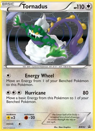Tornadus #BW42 · BW Black Star Promos Pokémon card