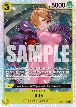 Lilith #OP07-111 · 500 Years in the Future One Piece card