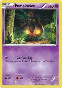 Pumpkaboo #18 · XY trainer Kit (Noivern) Pokémon card