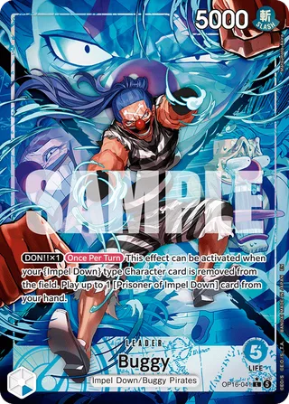 Buggy (Alternate Art) #OP16-041-alternate-art · The Time of Battle One Piece card