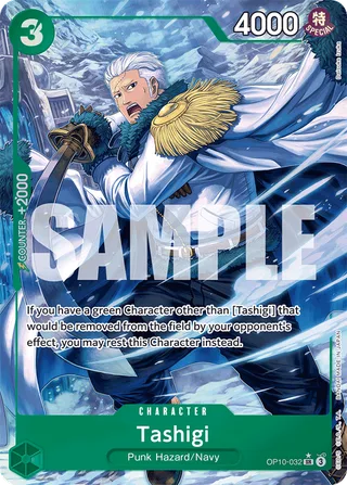Tashigi (Parallel) #OP10-032-parallel · Royal Blood One Piece card