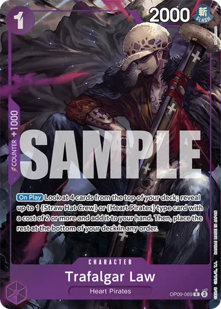 Trafalgar Law (Parallel) #OP09-069-parallel · Emperors in the New World One Piece card