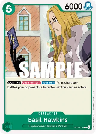 Basil Hawkins #ST02-010 · ST-02: Starter Deck 2 Worst Generation One Piece card