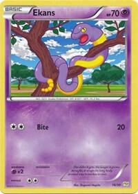 Ekans #16 · XY trainer Kit (Noivern) Pokémon card