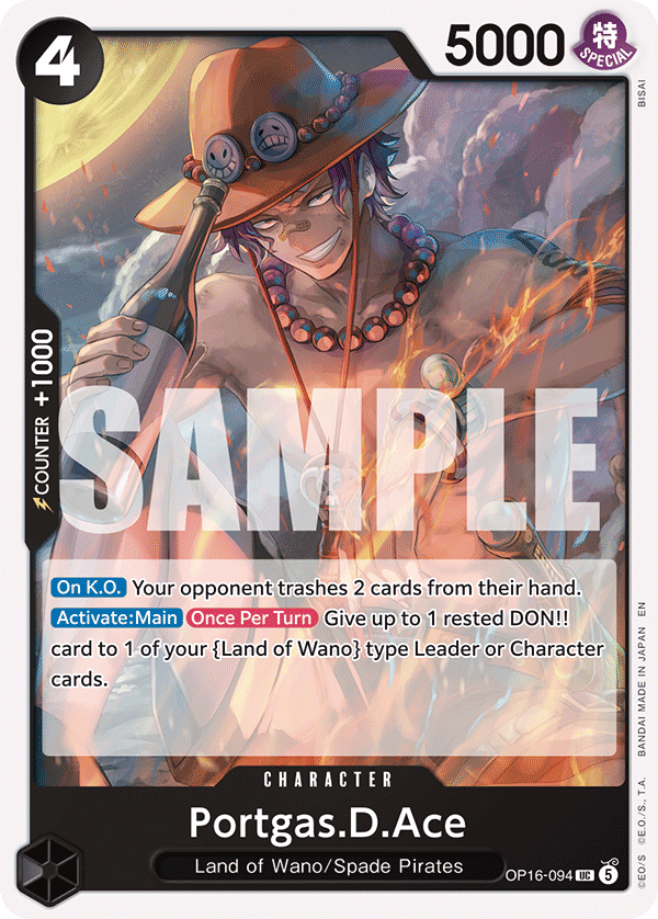 Portgas.D.Ace full card art