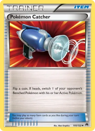 Pokémon Catcher #105 · BREAKpoint Pokémon card