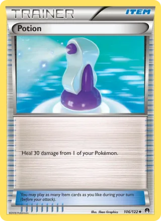 Potion #106 · BREAKpoint Pokémon card