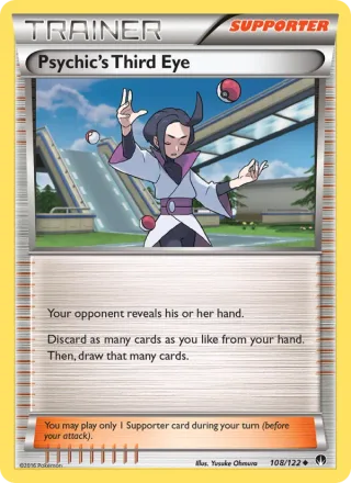 Psychic's Third Eye #108 · BREAKpoint Pokémon card