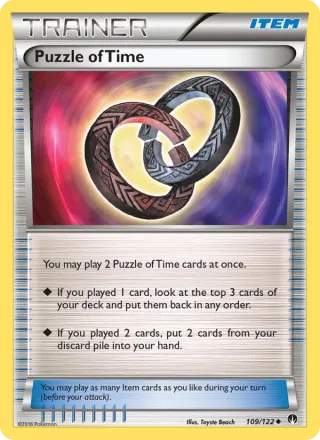 Puzzle of Time #109 · BREAKpoint Pokémon card