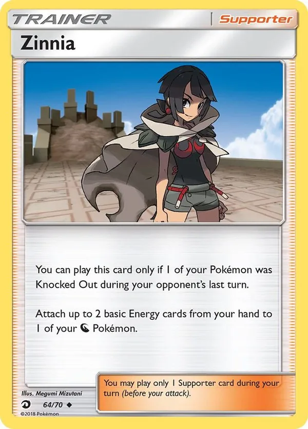 Zinnia full card art