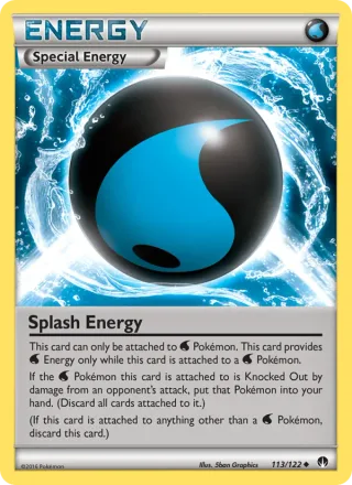Splash Energy #113 · BREAKpoint Pokémon card