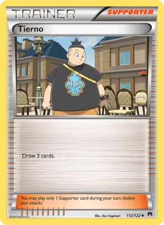 Tierno #112 · BREAKpoint Pokémon card