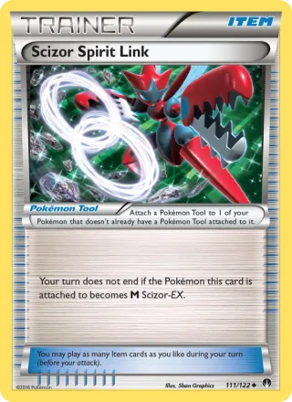 Scizor Spirit Link #111 · BREAKpoint Pokémon card