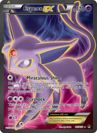 Espeon EX #117 · BREAKpoint Pokémon card
