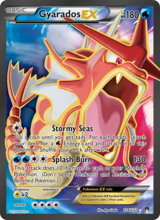 Gyarados EX #114 · BREAKpoint Pokémon card