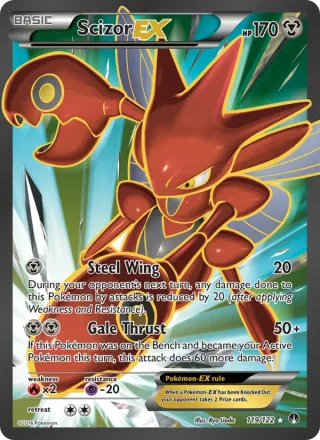 Scizor EX #119 · BREAKpoint Pokémon card