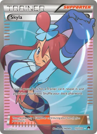 Skyla #122 · BREAKpoint Pokémon card