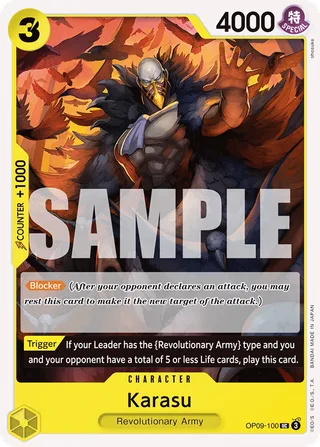 Karasu #OP09-100 · Emperors in the New World One Piece card