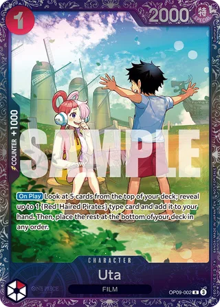 Uta (Treasure Cup 2025) #OP09-002-treasure-cup-2025 · One Piece Promotion Cards One Piece card