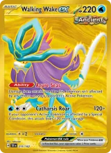 Walking Wake ex · Temporal Forces Pokémon card