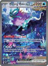 Walking Wake ex · Temporal Forces Pokémon card