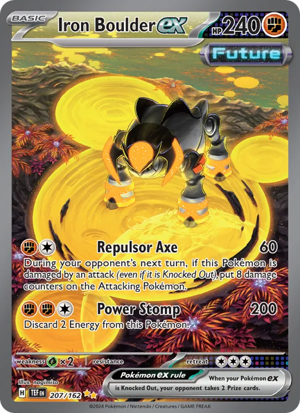 Iron Boulder ex full card art