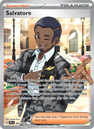 Salvatore #202 · Temporal Forces Pokémon card