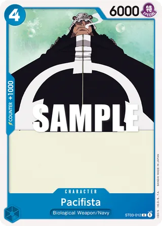 Pacifista #ST03-012 · ST-03: Starter Deck 3 The Seven Warlords of The Sea One Piece card